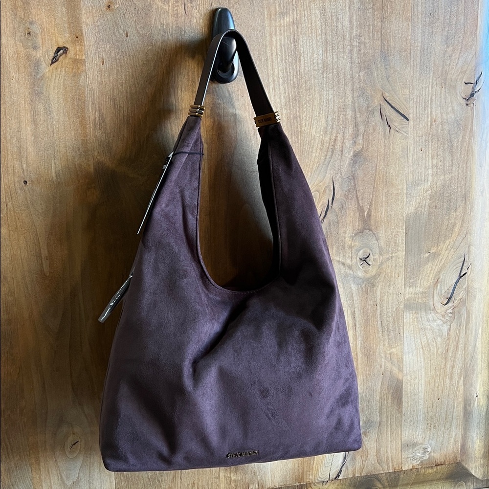 Steve Madden | Chocolate Hobo Bag w/ Extra Crossbody Bag & Strap. - Picture 11 of 14
